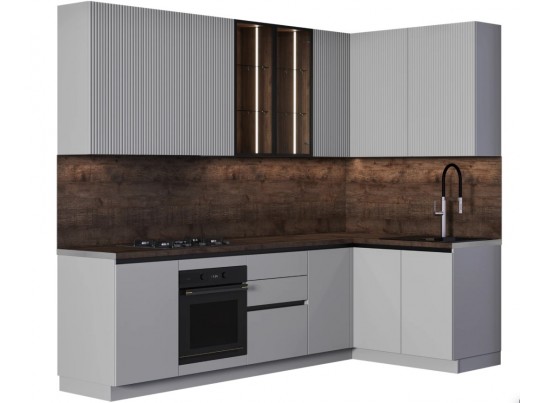 Кухонный гарнитур Милагро угловой 2,80*1,5