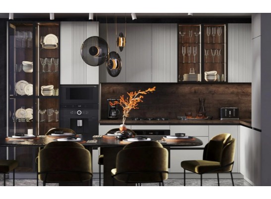 Кухонный гарнитур Милагро угловой 2,80*1,5