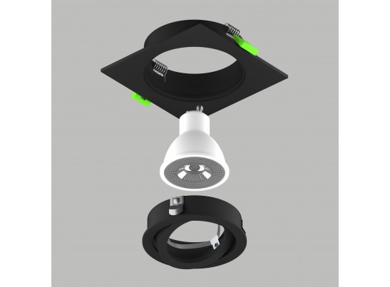 Светильник встраиваемый MR16/GU10 max 1x12Вт Singo Base Lightstar 011625 в Кургане