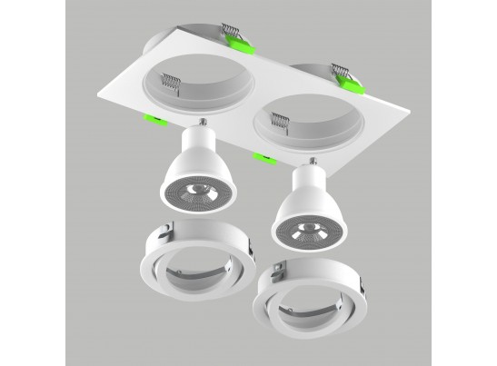 Светильник встраиваемый MR16/GU10 max 1x12Вт Singo Base Lightstar 011616 в Кургане