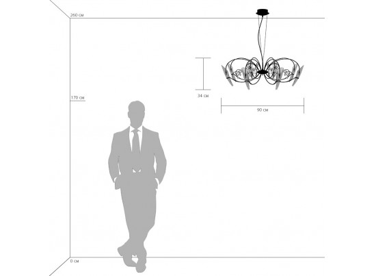 Люстра подвесная Scarabeo Lightstar 755084 в Кургане