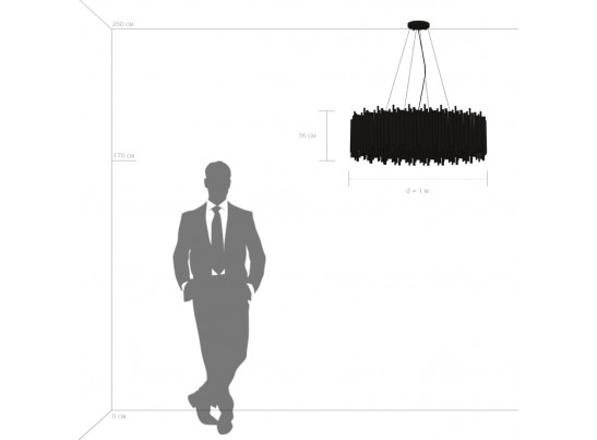 Люстра подвесная Savona Lightstar 816207 в Кургане