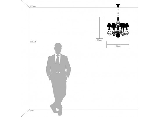 Люстра подвесная Esedra Lightstar 782060 в Кургане