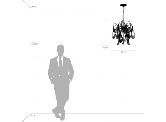 Люстра подвесная Manica Lightstar 794194 в Кургане