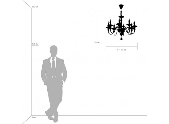 Люстра подвесная Azzurro Osgona 699084 в Кургане