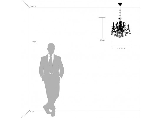 Люстра подвесная Elegante Osgona 708054 в Кургане