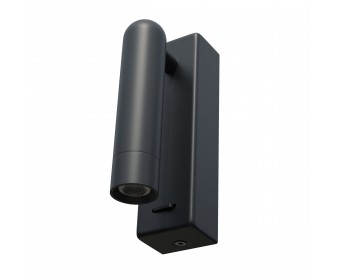 Бра 3W 180LM 3000K, черный Omega Lightstar 200737