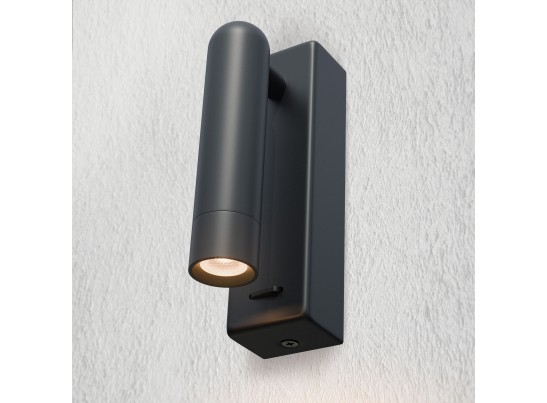 Бра 3W 180LM 3000K, черный Omega Lightstar 200737 в Кургане