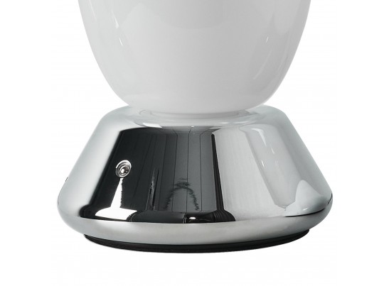 Настольная лампа диммируемая 10W 3000K матовый/хром Uovo III Lightstar 807914 в Кургане