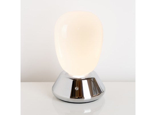 Настольная лампа диммируемая 10W 3000K матовый/хром Uovo III Lightstar 807914 в Кургане