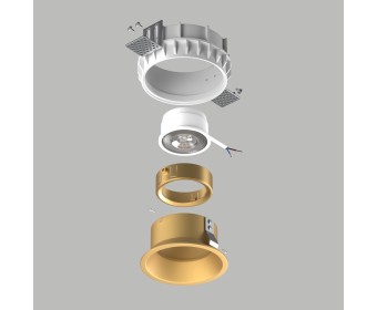 Комплект со светильником Domino Lightstar G214603GMOD