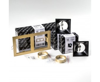 Комплект со светильником Domino Lightstar D5230707GMOD