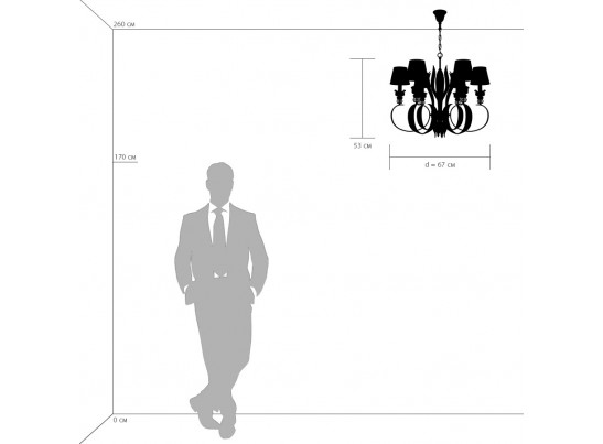 Люстра подвесная Antique Lightstar 783061 в Кургане