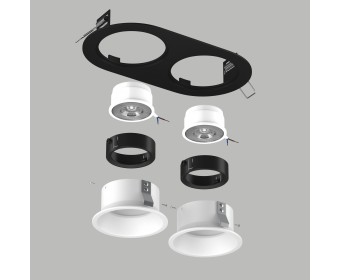 Комплект со светильником Domino Lightstar D6570606BMOD