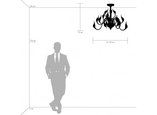 Люстра потолочная Cigno Collo Lightstar 751184 в Кургане