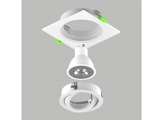 Светильник встраиваемый MR16/GU10 max 1x12Вт Singo Base Lightstar 011615 в Кургане