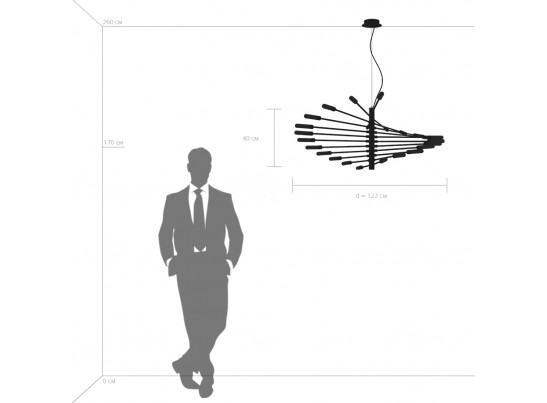 Люстра подвесная Ragno Lightstar 733247 в Кургане