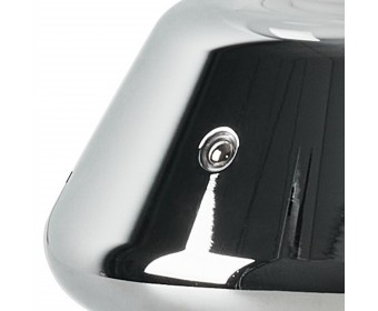 Настольная лампа диммируемая 10W 3000K прозрачный/хром Uovo III Lightstar 807904