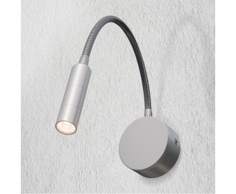 Бра 3W 145LM 3000K, алюминий Omega Lightstar 200134