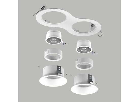 Комплект со светильником Domino Lightstar D6260606WMOD в Кургане