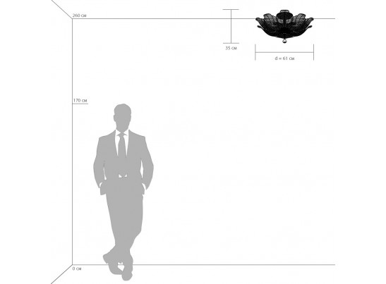 Люстра потолочная Riccio Osgona 705132 в Кургане