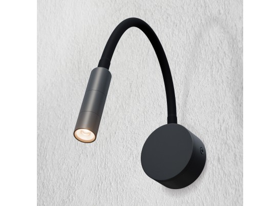 Бра 3W 145LM 3000K, черный Omega Lightstar 200137 в Кургане