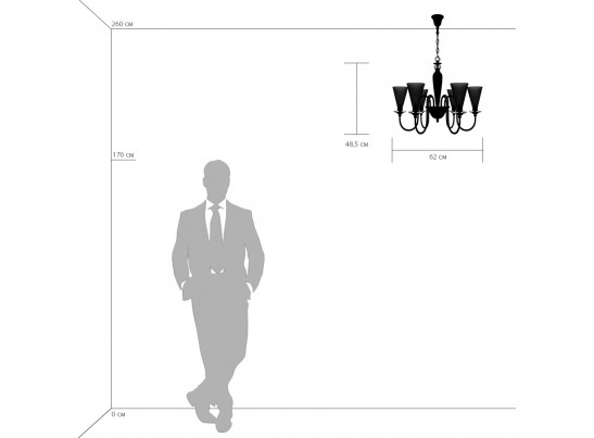 Люстра подвесная Torcia Lightstar 780060 в Кургане