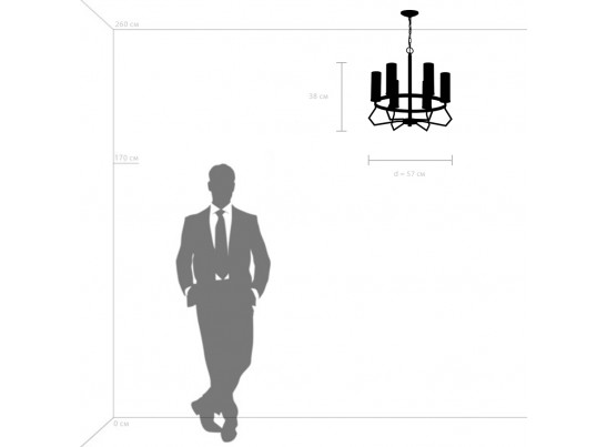 Люстра подвесная Flume Lightstar 723065 в Кургане
