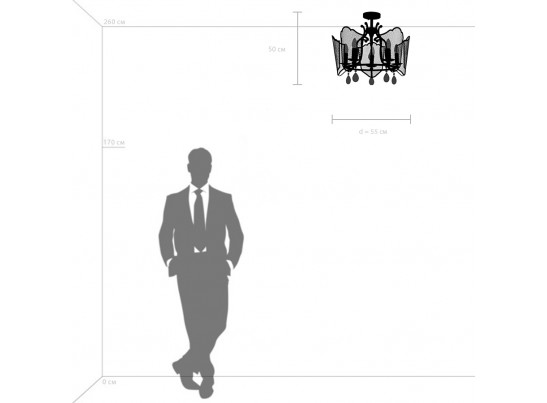 Люстра потолочная Castello Lightstar 744057 в Кургане