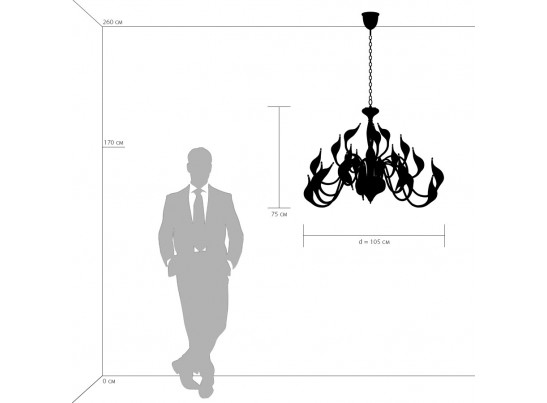 Люстра подвесная Cigno Collo Lightstar 751242 в Кургане