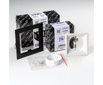 Комплект со светильником Domino Lightstar D51706WMOD