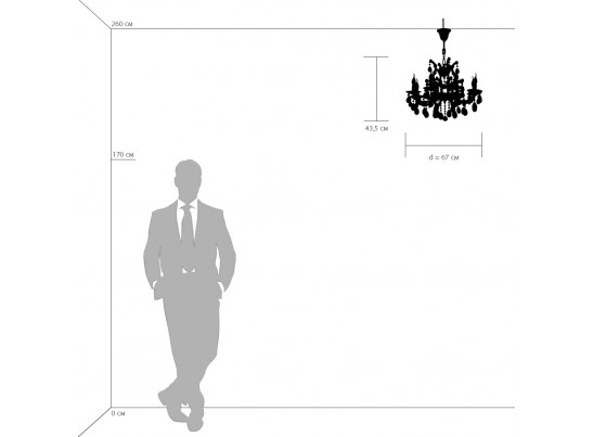 Люстра подвесная Champa blu Osgona 698085 в Кургане