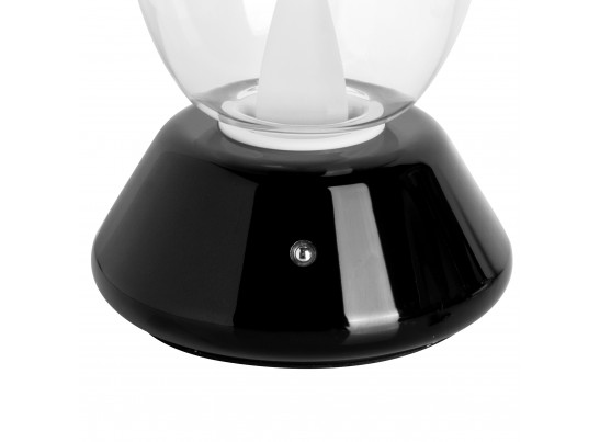 Настольная лампа диммируемая 10W 3000K прозрачный/черный Uovo III Lightstar 807907 в Кургане