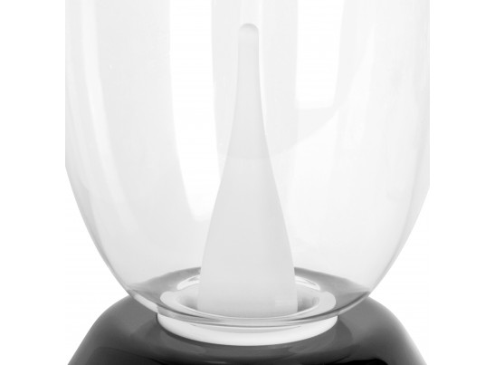 Настольная лампа диммируемая 10W 3000K прозрачный/черный Uovo III Lightstar 807907 в Кургане