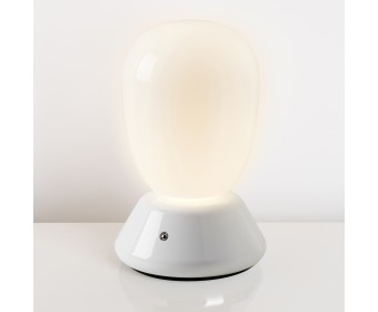 Настольная лампа диммируемая 10W 3000K матовый/белый Uovo III Lightstar 807916