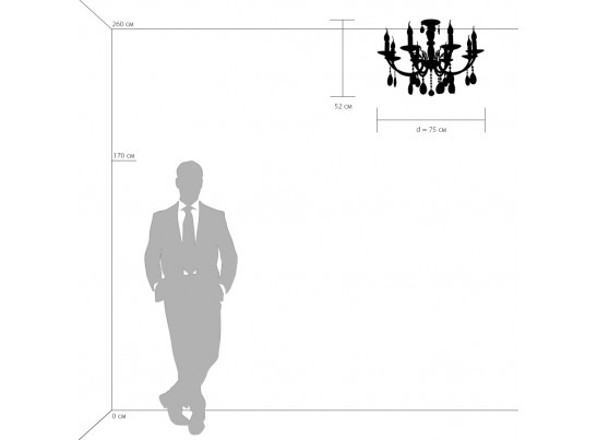 Люстра подвесная Stregaro Osgona 694082 в Кургане