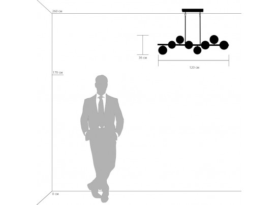 Люстра потолочная Croco Lightstar 815083 в Кургане