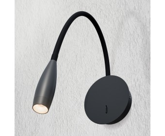 Бра 3W 160LM 3000K, черный Omega Lightstar 200337