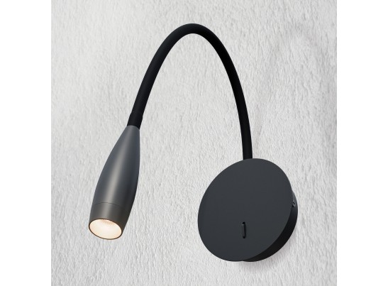 Бра 3W 160LM 3000K, черный Omega Lightstar 200337 в Кургане