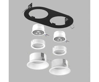 Комплект со светильником Domino Lightstar D6570606WMOD