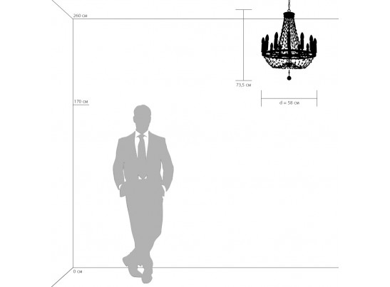 Люстра подвесная Castello Lightstar 744148 в Кургане