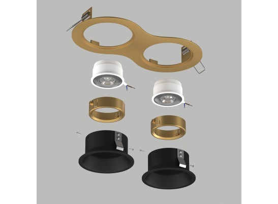 Комплект со светильником Domino Lightstar D6230707GMOD в Кургане