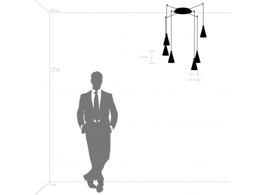 Подвес Cone Lightstar 757066 в Кургане