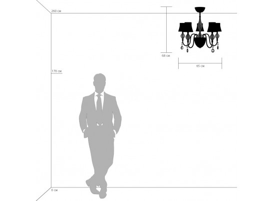 Люстра потолочная Escica Lightstar 806050 в Кургане