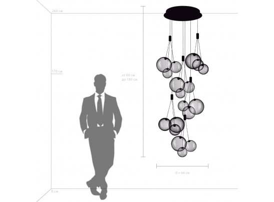 Люстра подвесная Sferetta Lightstar 801180 в Кургане