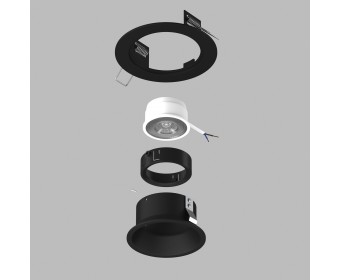 Комплект со светильником Domino Lightstar D61707BMOD