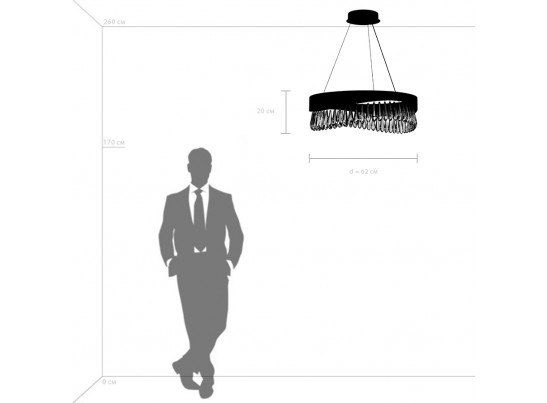 Люстра подвесная Helio Lightstar 703163 в Кургане