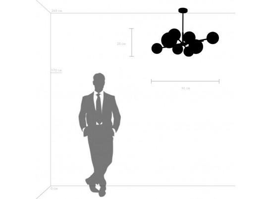 Люстра потолочная Croco Lightstar 815480 в Кургане