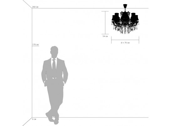 Люстра подвесная Princia Osgona 726081 в Кургане