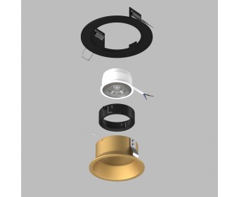 Комплект со светильником Domino Lightstar D61703BMOD